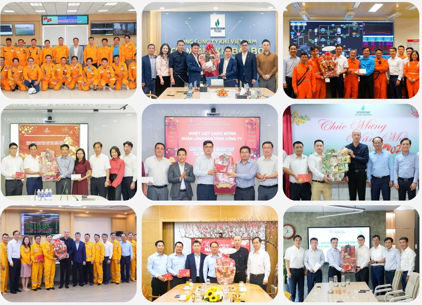 Lãnh đạo PV GAS thăm, chúc Tết các đơn vị nhân dịp Tết Bính Ngọ 2026