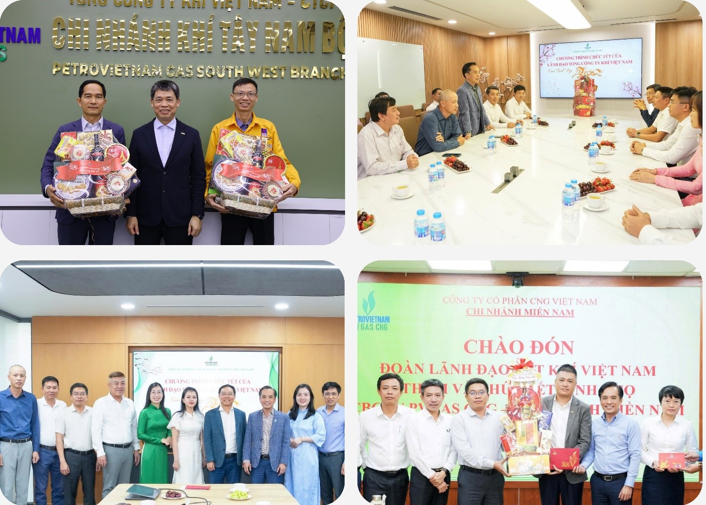 Lãnh đạo PV GAS thăm, chúc Tết các đơn vị nhân dịp Tết Bính Ngọ 2026