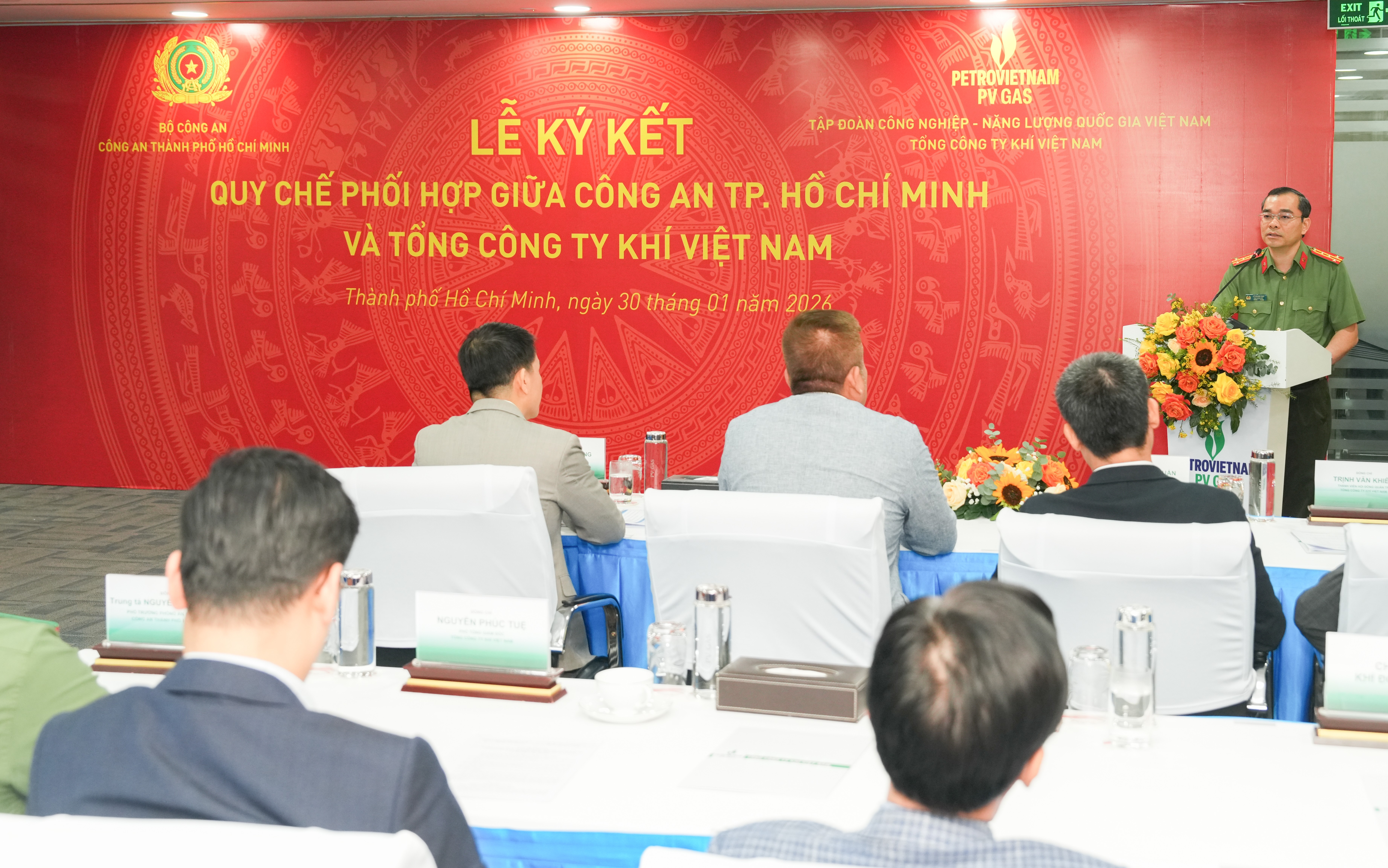 Công an TP. Hồ Chí Minh và PV GAS ký kết Quy chế phối hợp bảo đảm an ninh, an toàn các công trình khí trong giai đoạn mới