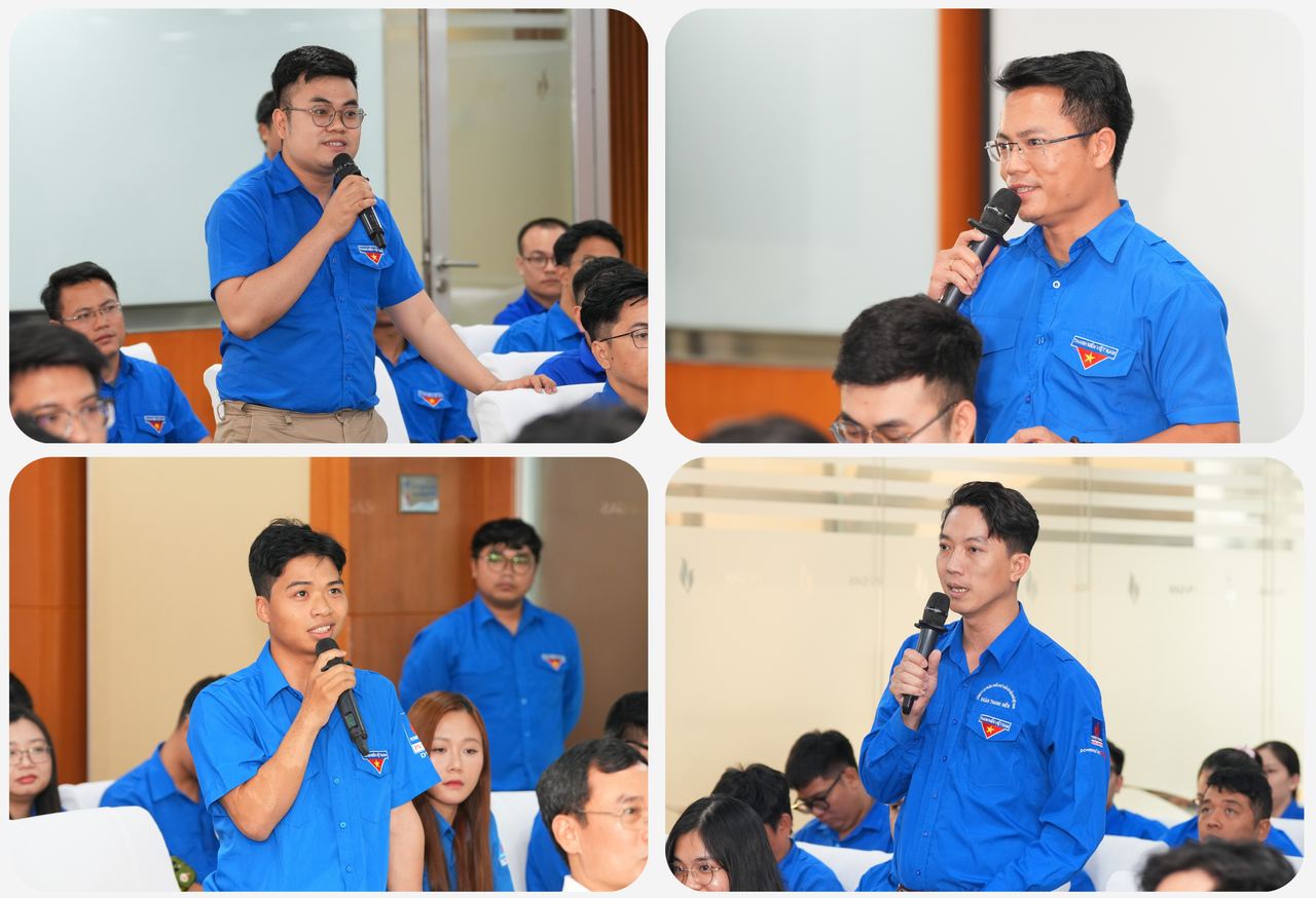 Bí thư Đảng ủy, Chủ tịch HĐQT Tổng công ty Khí Việt Nam đối thoại với đoàn viên, thanh niên PV GAS