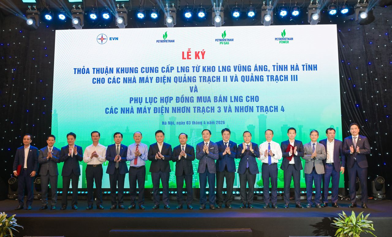 PV GAS ký kết các thỏa thuận LNG quy mô lớn, mở rộng hạ tầng cung ứng khí cho các trung tâm điện lực trọng điểm PV GAS ký kết các thỏa thuận LNG quy mô lớn, mở rộng hạ tầng cung ứng khí cho các trung tâm điện lực trọng điểm