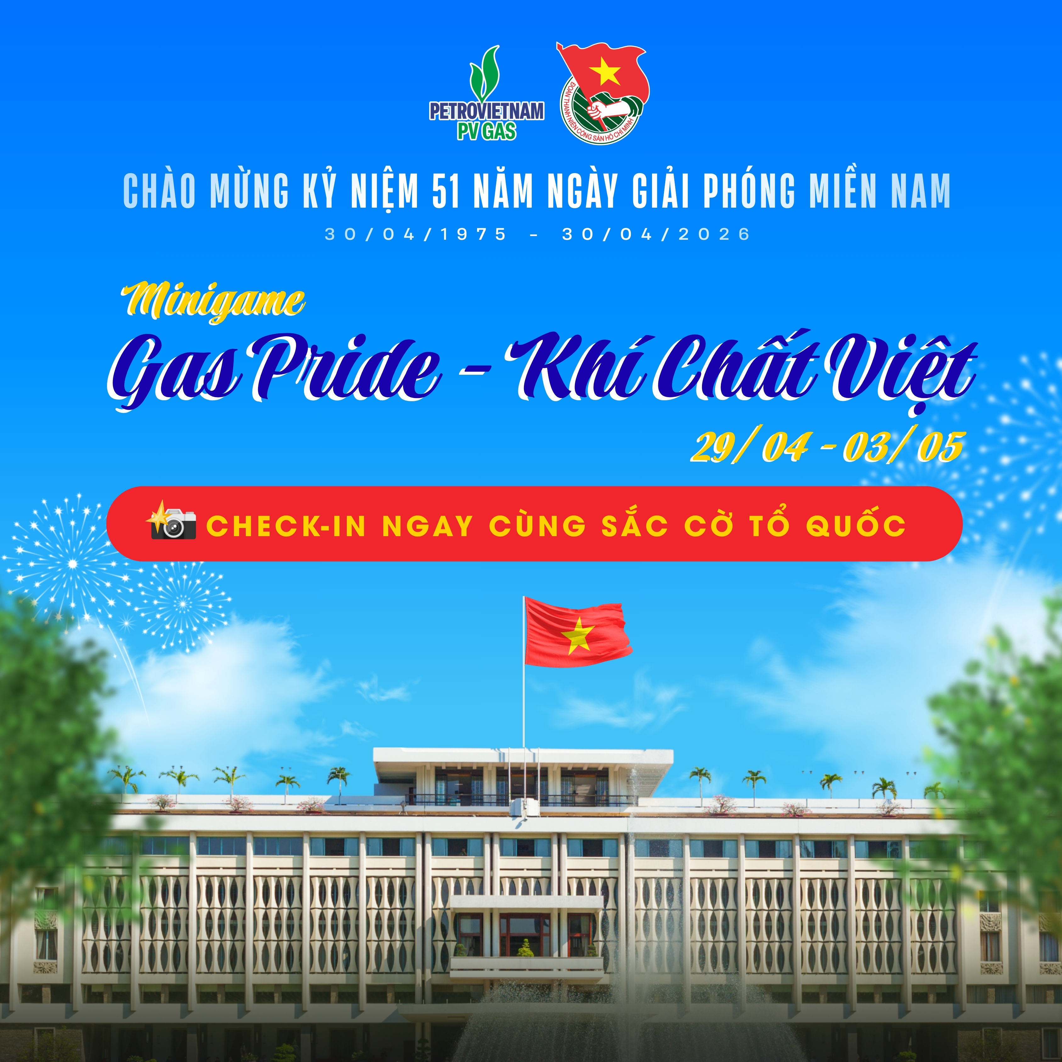 PV GAS lan tỏa khí thế 30/4: Tự hào truyền thống, vững vàng dòng chảy năng lượng quốc gia PV GAS lan tỏa khí thế 30/4: Tự hào truyền thống, vững vàng dòng chảy năng lượng quốc gia