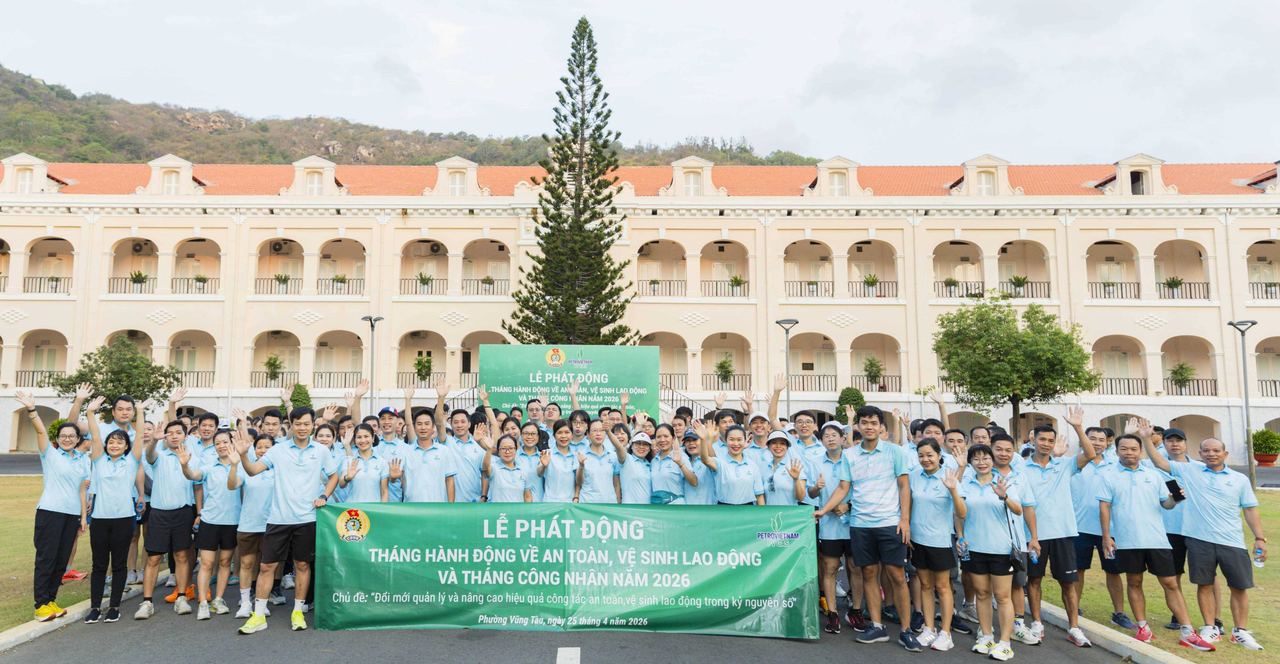 PV GAS phát động Tháng hành động về ATVSLĐ và Tháng Công nhân năm 2026