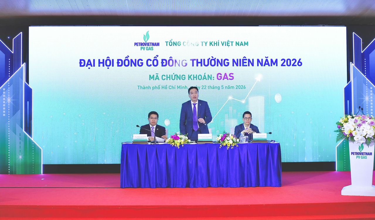 ĐHĐCĐ năm 2026: PV GAS lập kỷ lục doanh thu tương đương 1,1% GDP cả nước, sẵn sàng bước vào chu kỳ tăng trưởng mới
