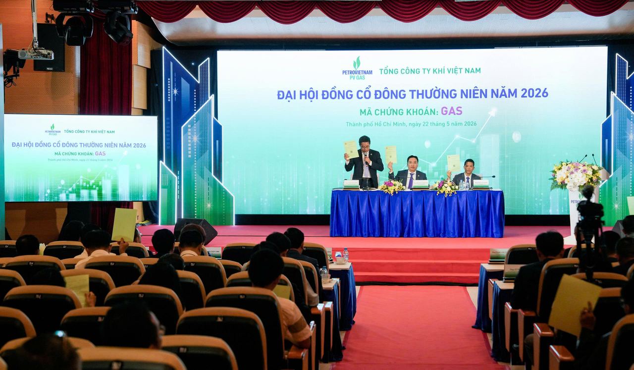 ĐHĐCĐ năm 2026: PV GAS lập kỷ lục doanh thu tương đương 1,1% GDP cả nước, sẵn sàng bước vào chu kỳ tăng trưởng mới