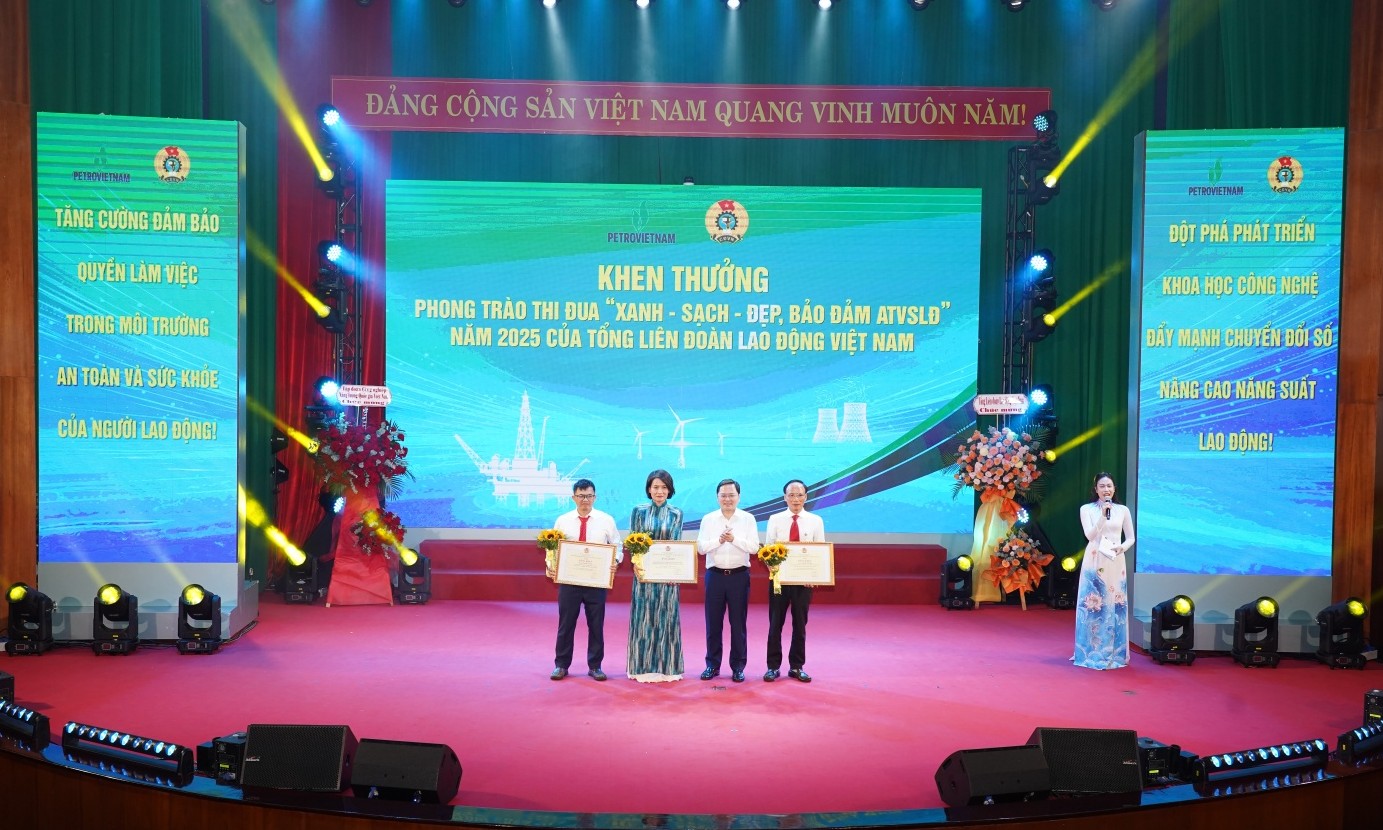 05 kỹ sư của PV GAS được vinh danh “Người lao động Petrovietnam tiêu biểu” năm 2026