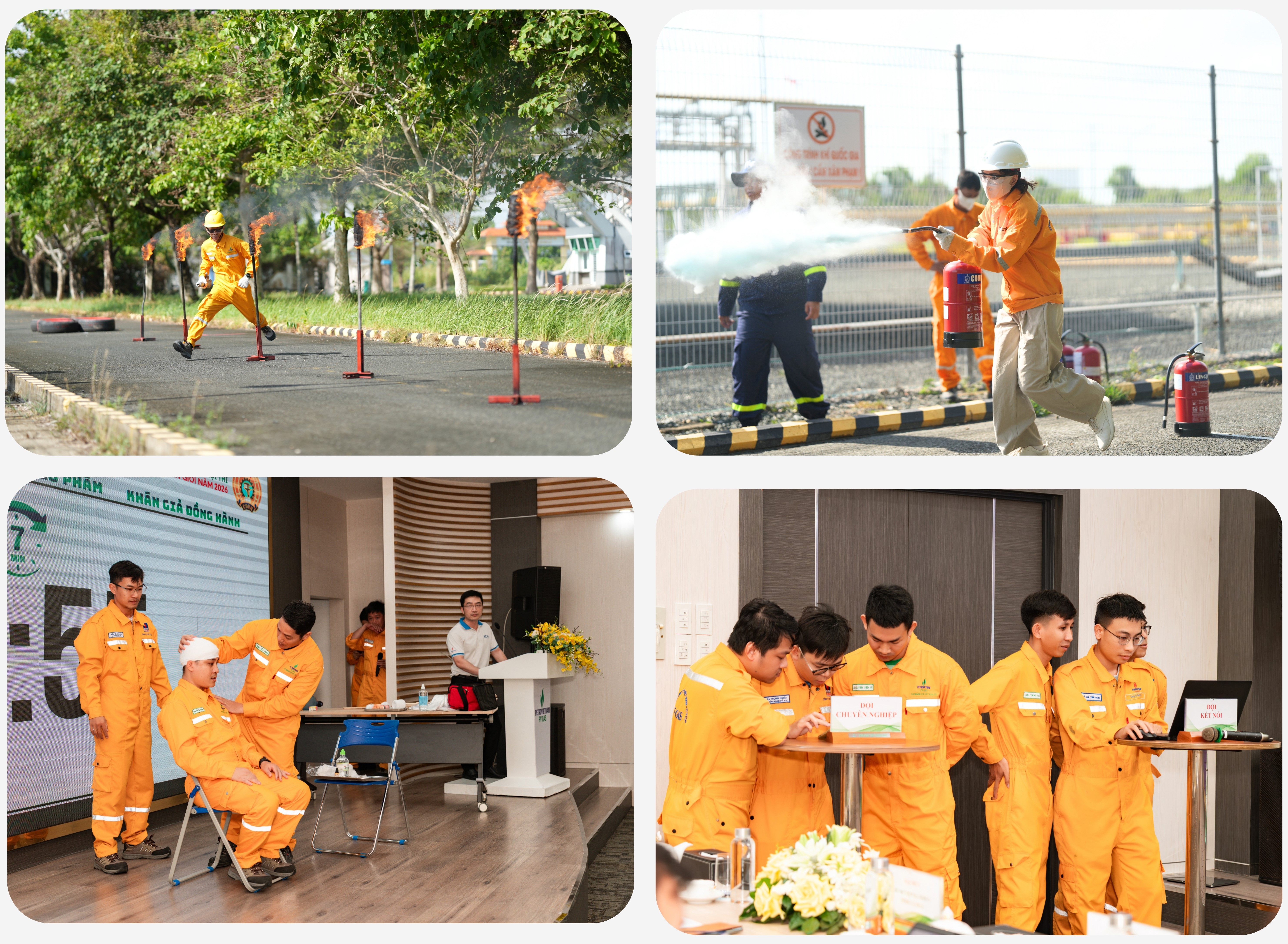 Chi nhánh Khí Tây Nam Bộ tổ chức thành công Hội thi “An toàn vệ sinh viên giỏi năm 2026”