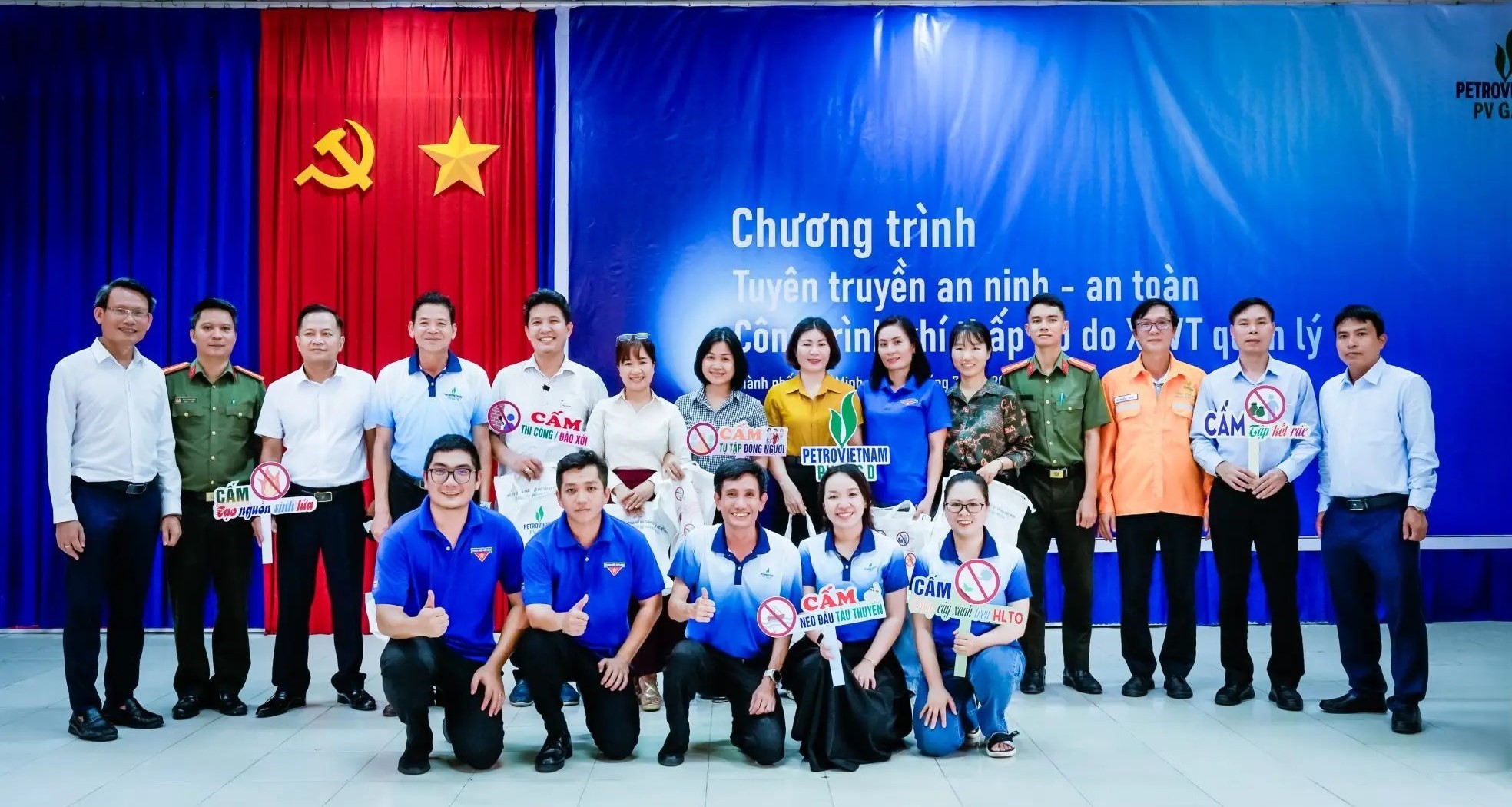 XNVT tổ chức chương trình tuyên truyền bảo vệ hành lang an toàn tuyến ống khí năm 2026