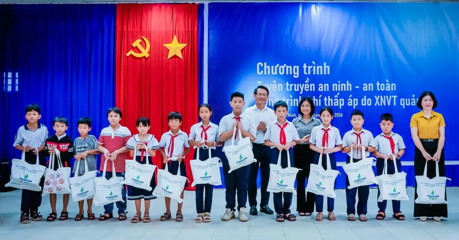 XNVT tổ chức chương trình tuyên truyền bảo vệ hành lang an toàn tuyến ống khí năm 2026