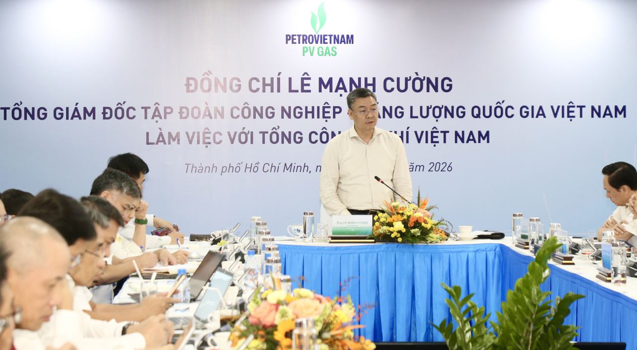 PV GAS hợp tác toàn diện với các đơn vị trong chuỗi Khí - Điện - Đạm khu vực Đông Nam Bộ