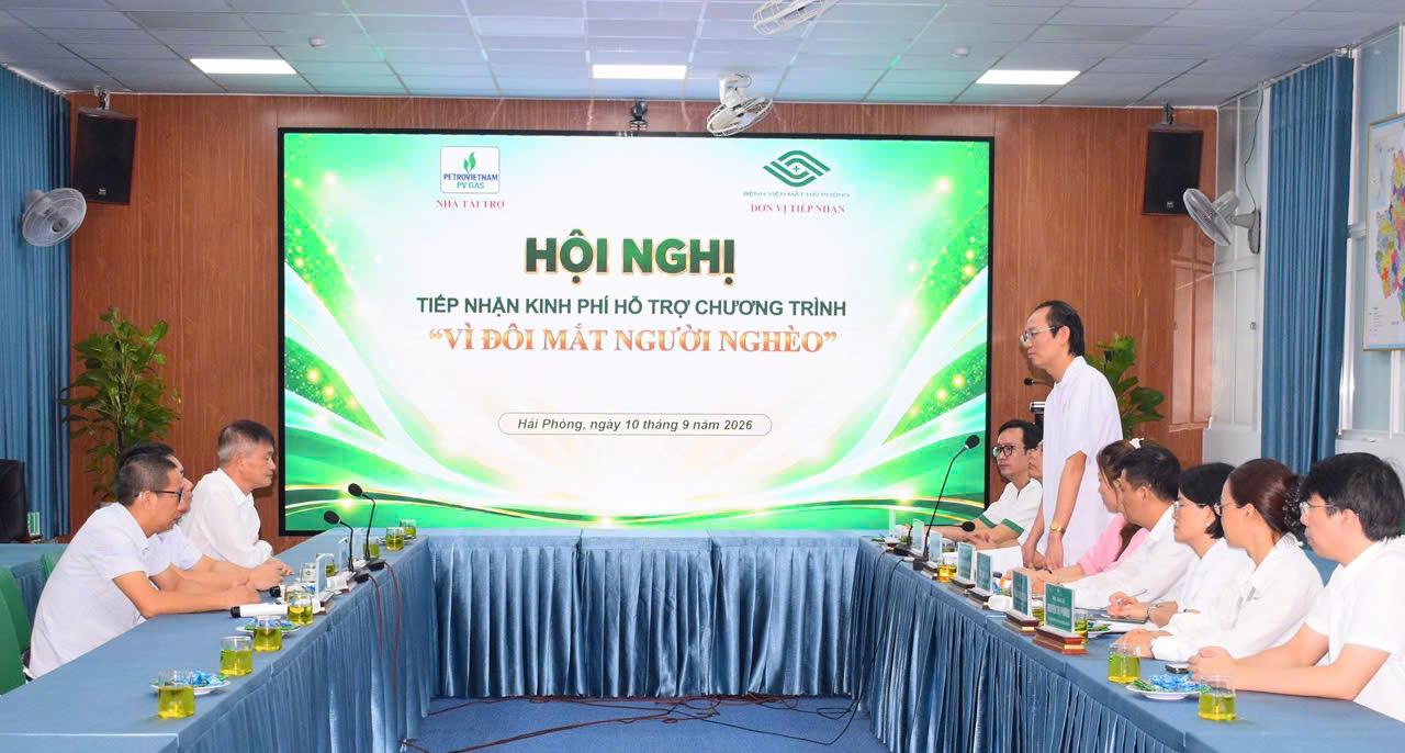 PV GAS đồng hành cùng Chương trình “Vì đôi mắt người nghèo” tại Hải Phòng