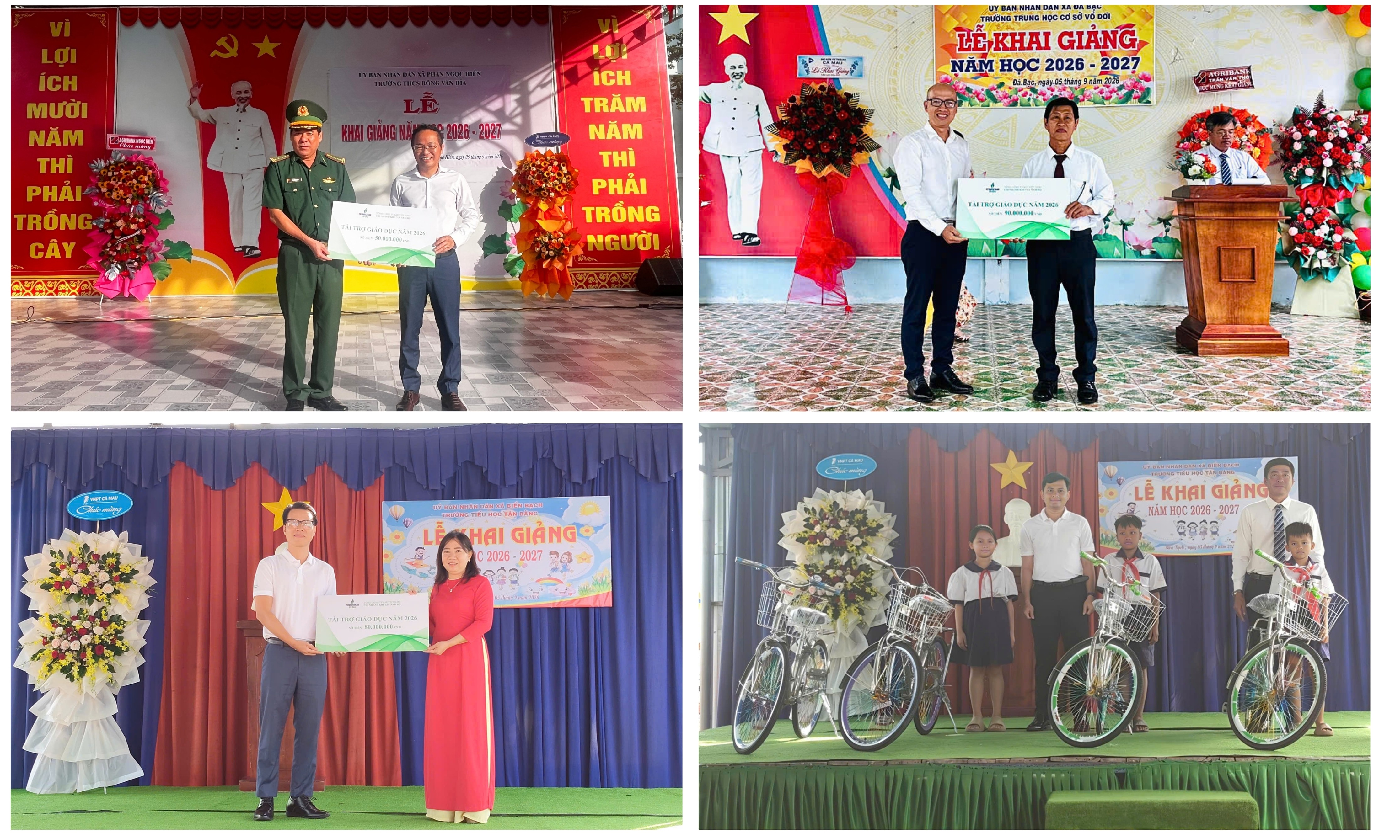 PV GAS tiếp sức học sinh đến trường trong năm học mới PV GAS tiếp sức học sinh đến trường trong năm học mới