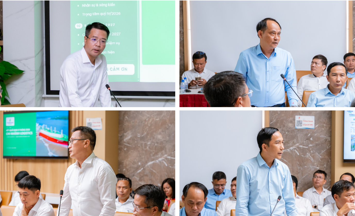 Chủ tịch HĐQT và Tổng Giám đốc PV GAS làm việc với các đơn vị trực thuộc tại khu vực Đông Nam Bộ, định hướng nâng cao hiệu quả hoạt động