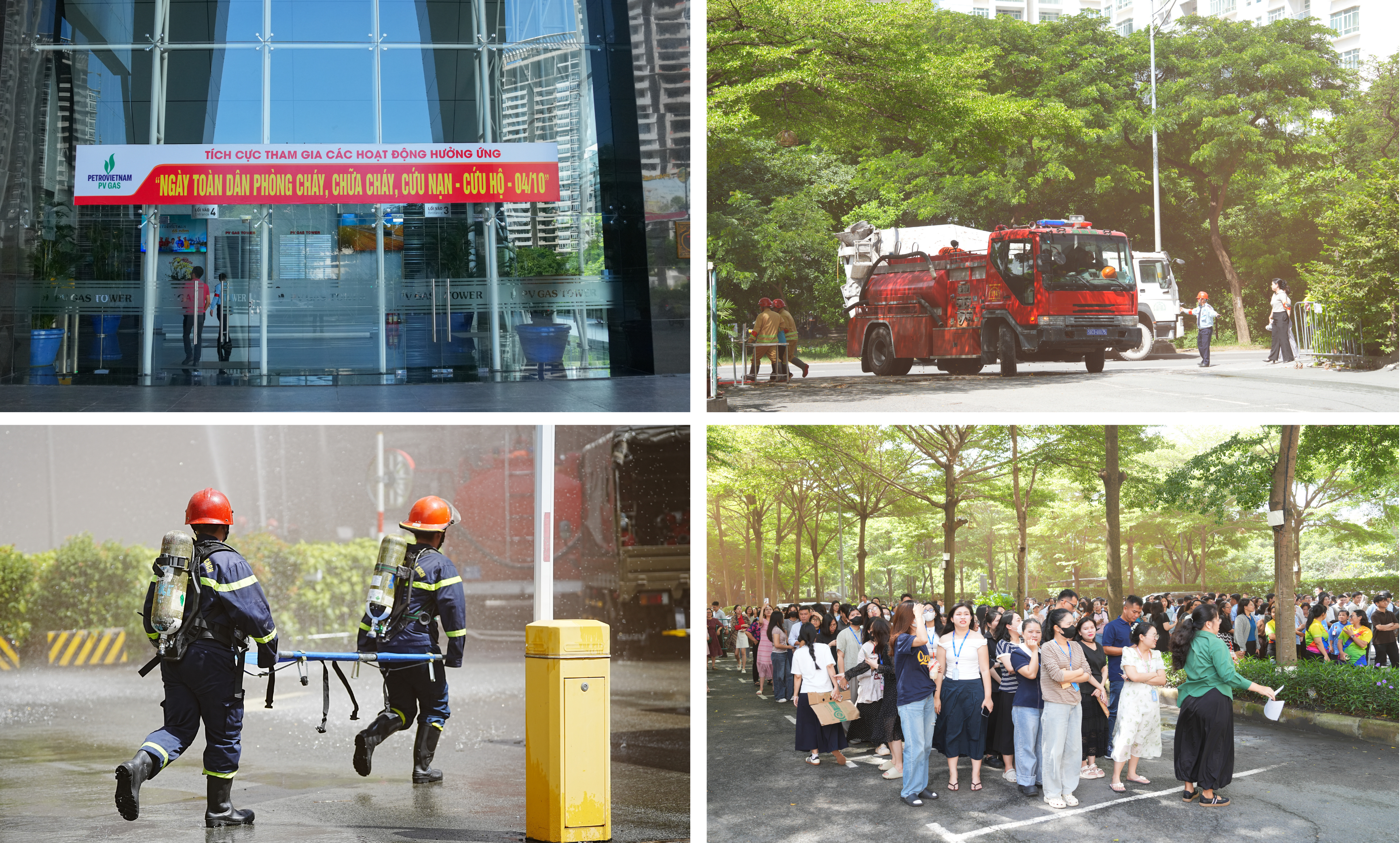 PV GAS thực hành phương án thoát nạn, chữa cháy và cứu nạn cứu hộ năm 2026 PV GAS thực hành phương án thoát nạn, chữa cháy và cứu nạn cứu hộ năm 2026