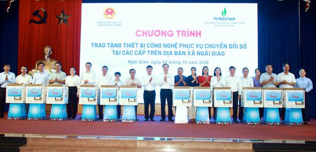PV GAS đồng hành cùng PETROVIETNAM trong các hoạt động chuyển đổi số và phát triển giáo dục